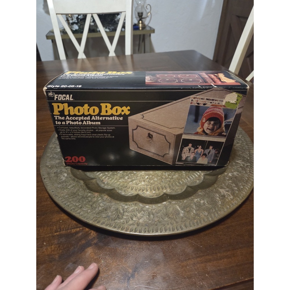 vintage Focal Photo Storage Box